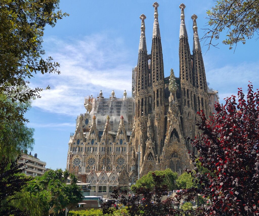 Sagrada Familia, chrám, Gaudí, Barcelona, Španělsko, Katalánsko, Evropa, historie, kultura, turistika, příroda, zahraničí, cestování, památky